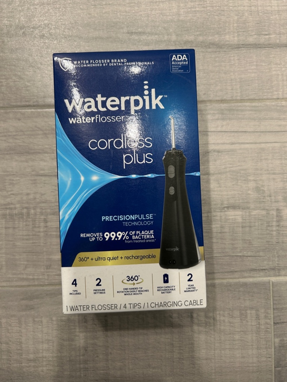 Waterpik Cordless Plus Waterflosser - Black